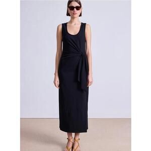 Apiece Apart Black Wrap Tank Dress - New with Tags